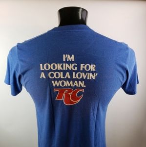 Vintage 70s Screen Stars Single Stitch Tee RC Cola